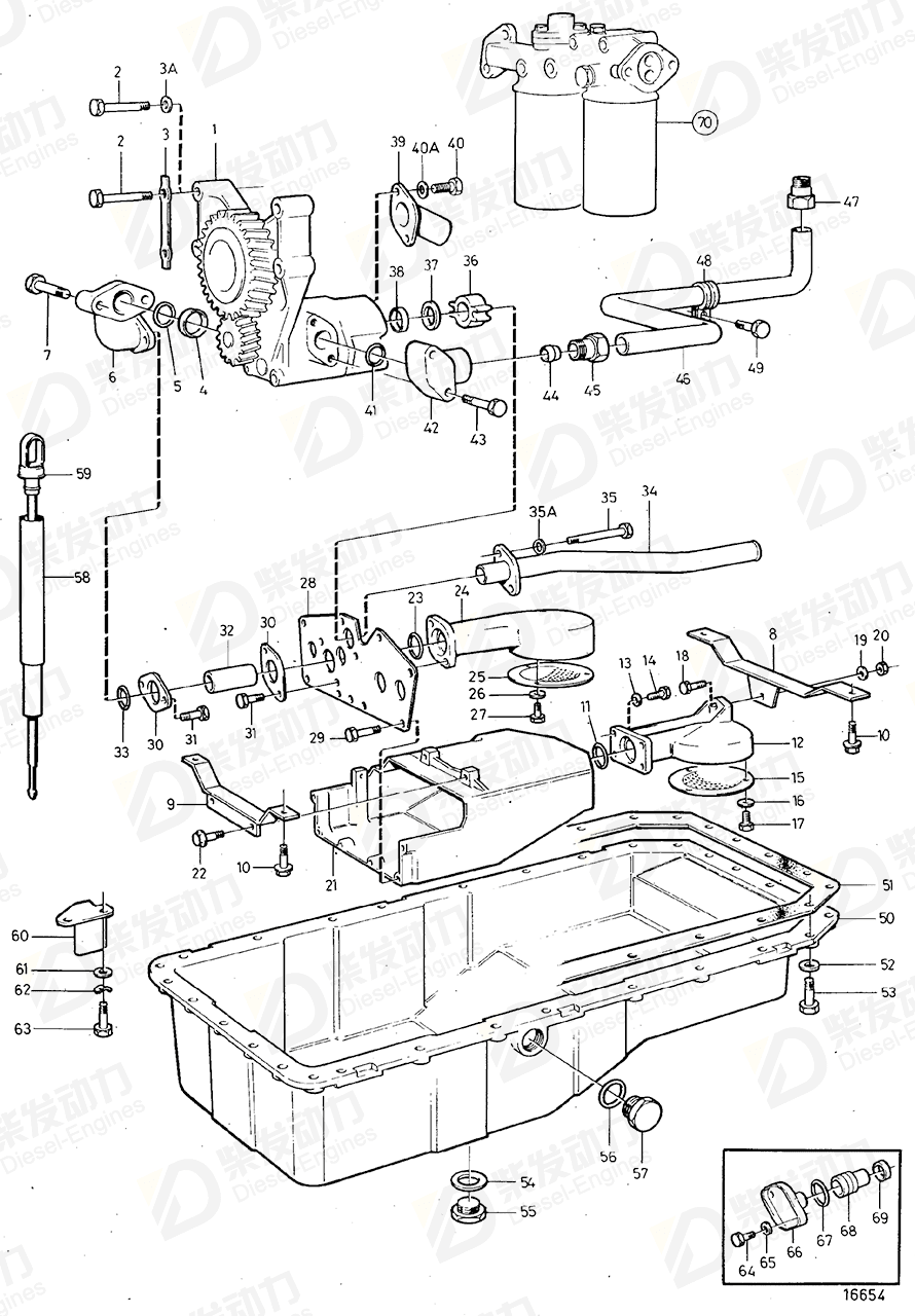 volvo penta Plug 960638 Drawing volvo penta Plug 960638 Drawing